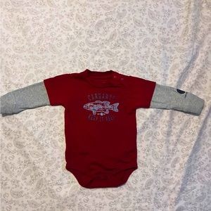 Carhartt Long Sleeve Baby Bodysuit Size 9M